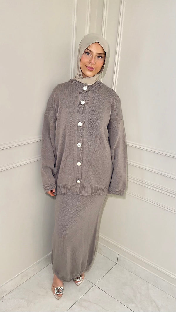 ENSEMBLE JUPE • TAUPE