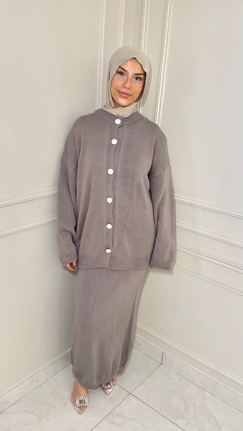 ENSEMBLE JUPE • TAUPE