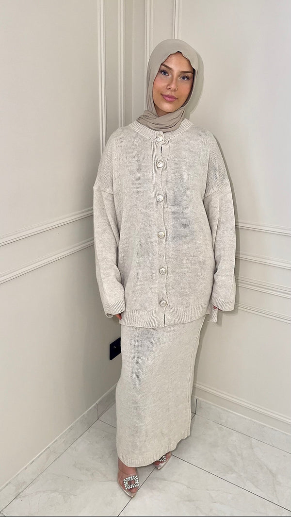 ENSEMBLE JUPE • BEIGE