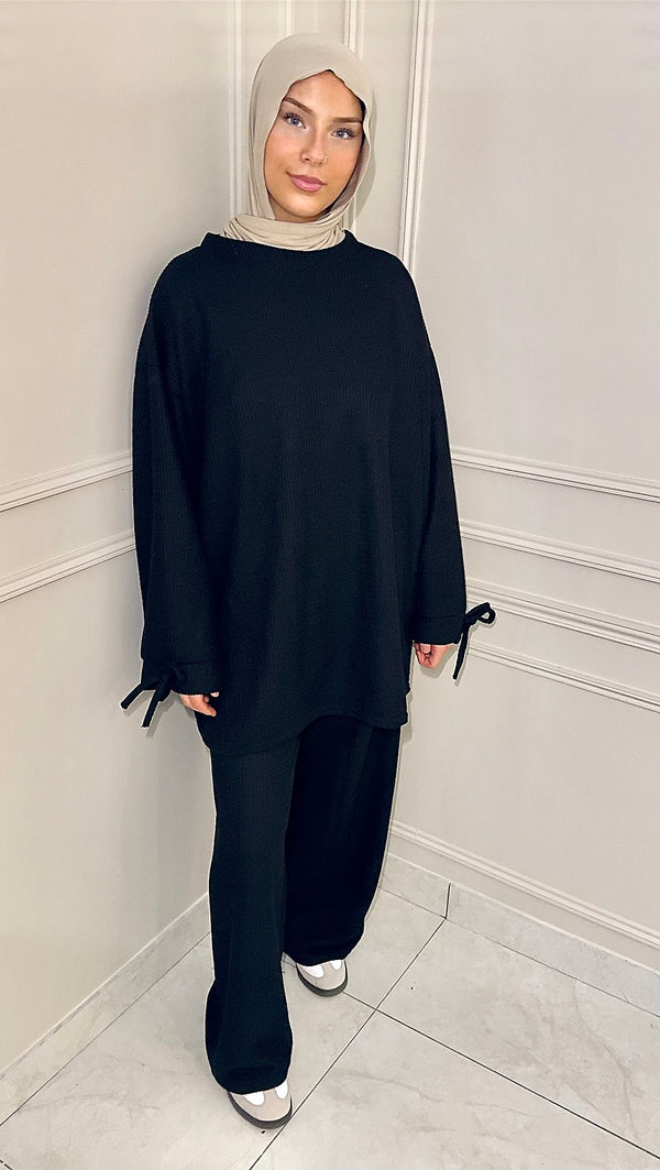 ENSEMBLE AVEC NOEUDS • NOIR
